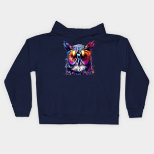 owl Mandala Animal Ilustration Kids Hoodie